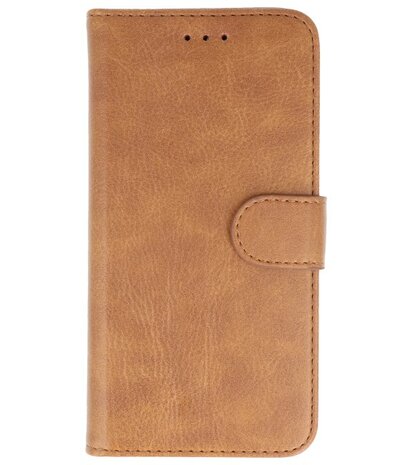 Bookstyle Wallet Cases Hoes voor iPhone 11 Pro Bruin