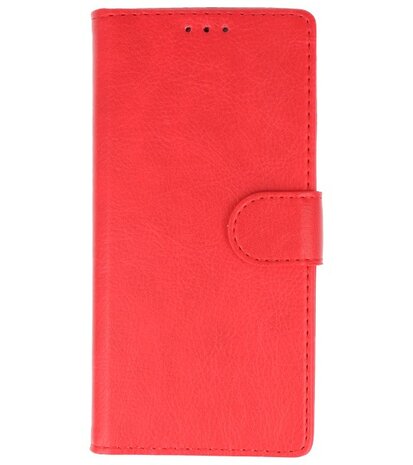 Bookstyle Wallet Cases Hoes voor Samsung Galaxy Note 10 Rood