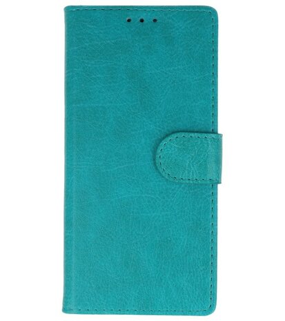 Bookstyle Wallet Cases Hoes voor Samsung Galaxy Note 10 Groen