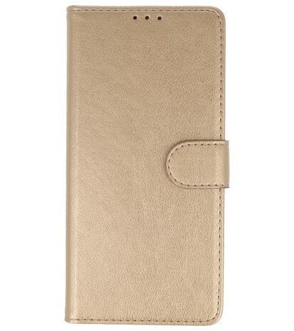 Bookstyle Wallet Cases Hoes voor Samsung Galaxy Note 10 Plus Goud