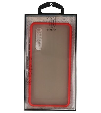 Kleurcombinatie Hard Case voor Huawei P30 Rood