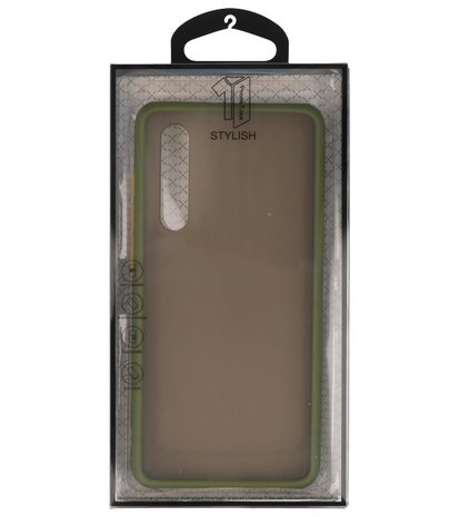 Kleurcombinatie Hard Case voor Huawei P30 Groen