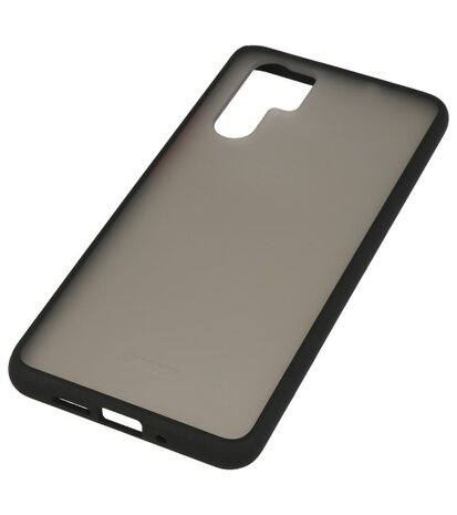 Kleurcombinatie Hard Case voor Huawei P30 Pro Zwart