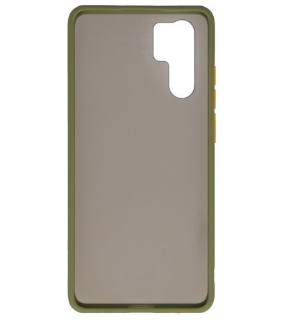 Kleurcombinatie Hard Case voor Huawei P30 Pro Groen