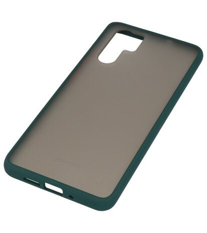 Kleurcombinatie Hard Case voor Huawei P30 Pro Donker Groen