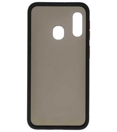 Kleurcombinatie Hard Case voor Samsung Galaxy A40 Zwart