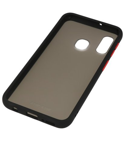 Kleurcombinatie Hard Case voor Samsung Galaxy A40 Zwart