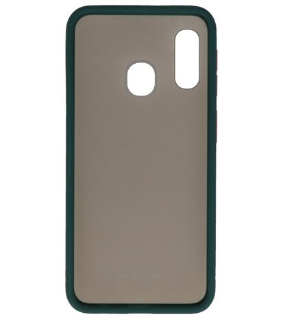 Kleurcombinatie Hard Case voor Samsung Galaxy A40 Donker Groen