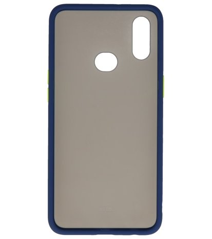 Kleurcombinatie Hard Case voor Samsung Galaxy A10s Blauw