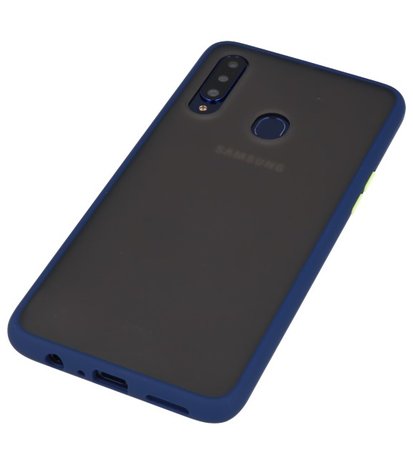 Kleurcombinatie Hard Case voor Samsung Galaxy A20s Blauw