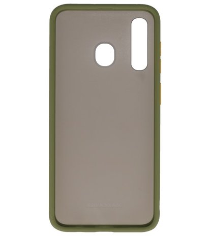 Kleurcombinatie Hard Case voor Samsung Galaxy A30 Groen