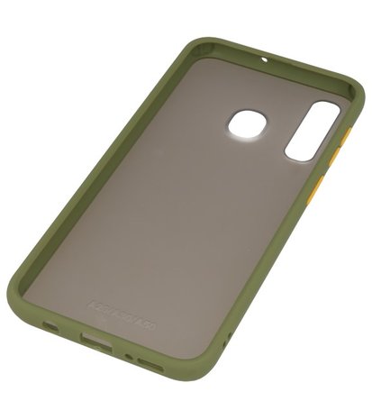 Kleurcombinatie Hard Case voor Samsung Galaxy A30 Groen