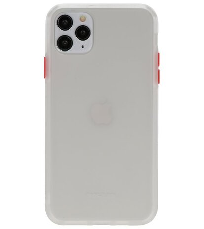 Kleurcombinatie Hard Case voor iPhone 11 Pro Max Transparant