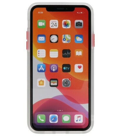 Kleurcombinatie Hard Case voor iPhone 11 Pro Max Transparant