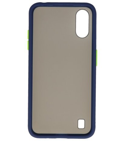 Kleurcombinatie Hard Case voor Samsung Galaxy A01 Blauw