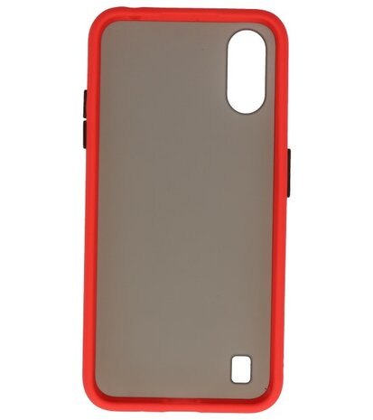 Kleurcombinatie Hard Case voor Samsung Galaxy A01 Rood