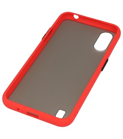 Kleurcombinatie Hard Case voor Samsung Galaxy A01 Rood