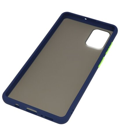 Kleurcombinatie Hard Case voor Samsung Galaxy A71 Blauw