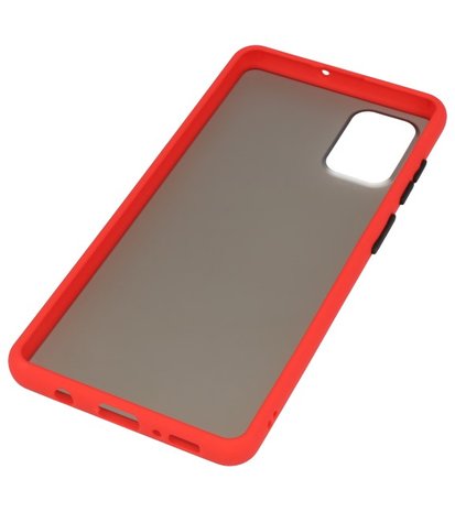 Kleurcombinatie Hard Case voor Samsung Galaxy A71 Rood