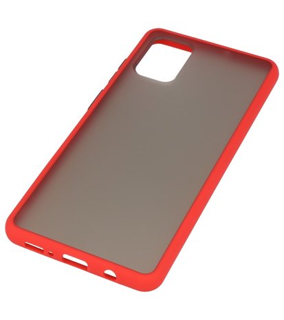 Kleurcombinatie Hard Case voor Samsung Galaxy A71 Rood