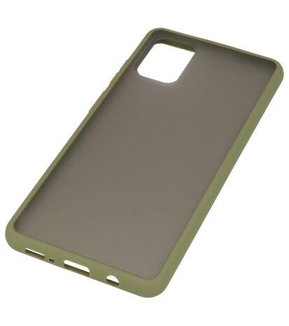 Kleurcombinatie Hard Case voor Samsung Galaxy A71 Groen