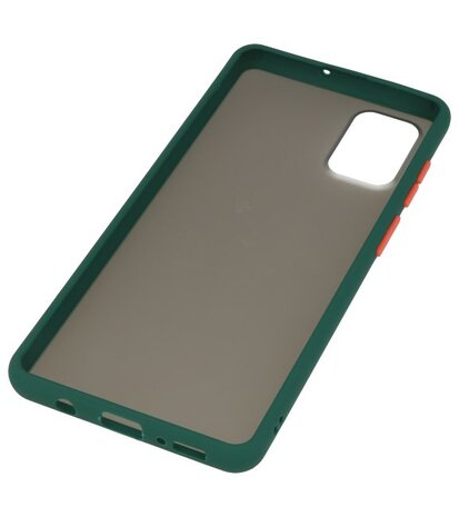 Kleurcombinatie Hard Case voor Samsung Galaxy A71 Donker Groen