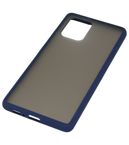 Kleurcombinatie Hard Case voor Samsung Galaxy S10 Lite Blauw