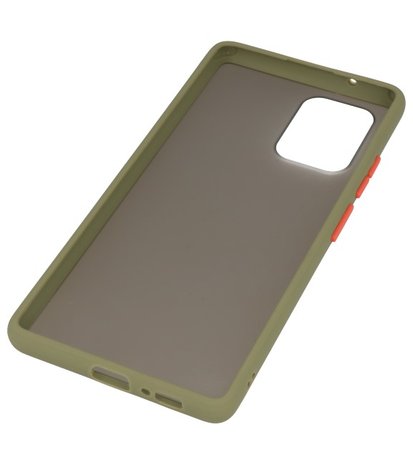 Kleurcombinatie Hard Case voor Samsung  Galaxy S10 Lite Groen