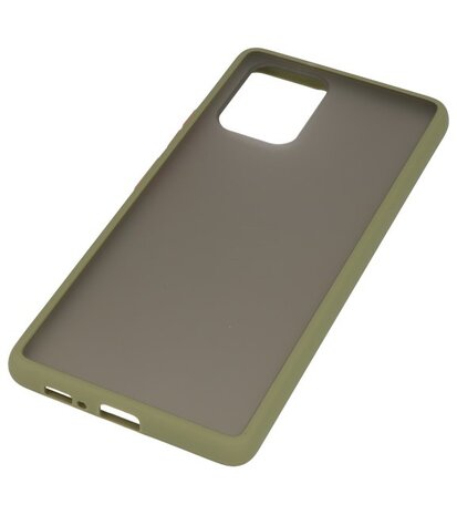 Kleurcombinatie Hard Case voor Samsung  Galaxy S10 Lite Groen