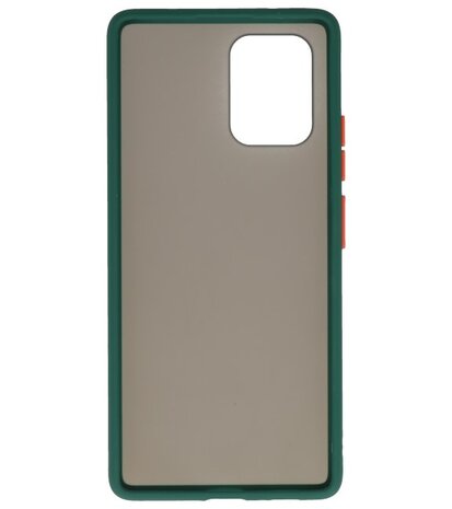 Kleurcombinatie Hard Case voor Samsung Galaxy S10 Lite Donker Groen