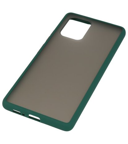 Kleurcombinatie Hard Case voor Samsung Galaxy S10 Lite Donker Groen