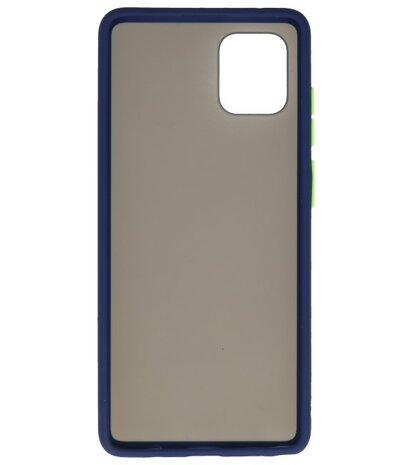 Kleurcombinatie Hard Case voor Samsung Galaxy A91 Blauw
