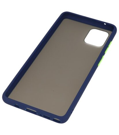 Kleurcombinatie Hard Case voor Samsung Galaxy A91 Blauw