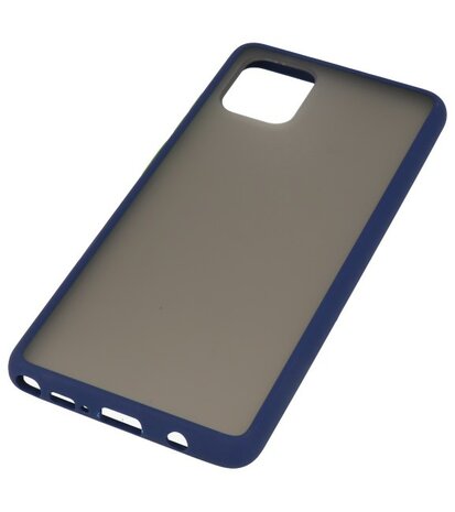 Kleurcombinatie Hard Case voor Samsung Galaxy A91 Blauw