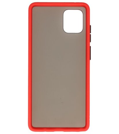 Kleurcombinatie Hard Case voor Samsung Galaxy A91 Rood