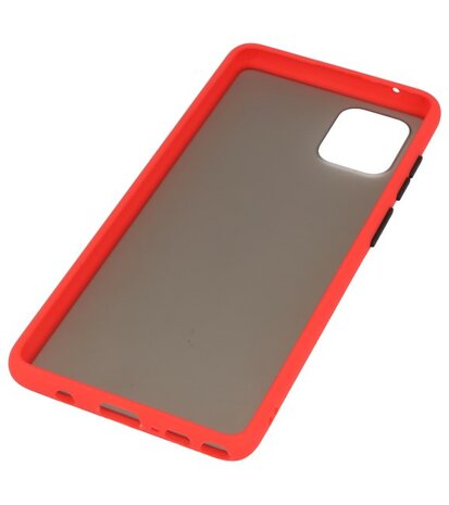 Kleurcombinatie Hard Case voor Samsung Galaxy A91 Rood