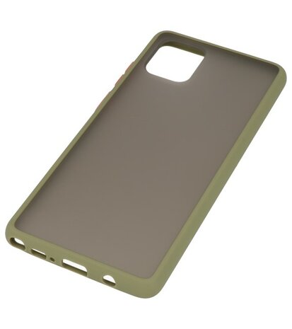 Kleurcombinatie Hard Case voor Samsung Galaxy A91 Groen