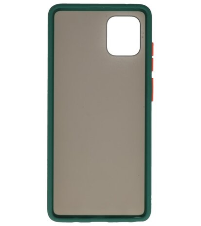 Kleurcombinatie Hard Case voor Samsung Galaxy A91 Donker Groen