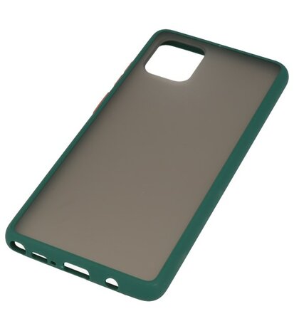 Kleurcombinatie Hard Case voor Samsung Galaxy A91 Donker Groen