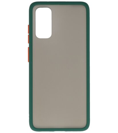 Kleurcombinatie Hard Case voor Samsung Galaxy S20 Donker Groen