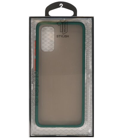 Kleurcombinatie Hard Case voor Samsung Galaxy S20 Donker Groen