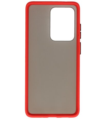 Kleurcombinatie Hard Case voor Samsung Galaxy S20 Ultra Rood