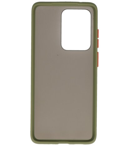 Kleurcombinatie Hard Case voor Samsung Galaxy S20 Ultra Groen