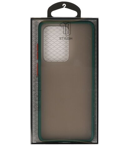 Kleurcombinatie Hard Case voor Samsung Galaxy S20 Ultra Donker Groen