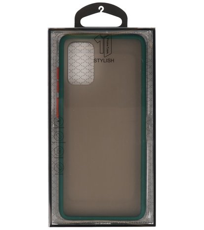 Kleurcombinatie Hard Case voor Samsung Galaxy S20 Plus Donker Groen