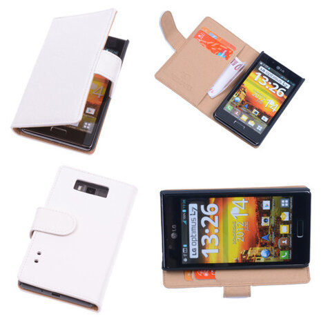 Bestcases Vintage Wit Book Cover LG Optimus L7 P700