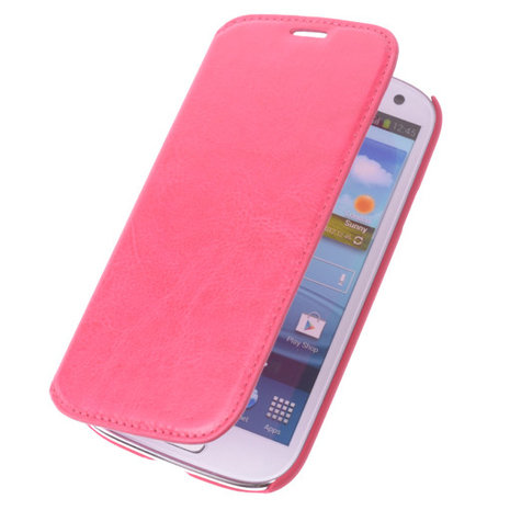 Bestcases Fuchsia Map Case Book Cover Hoesje voor Samsung Galaxy S3