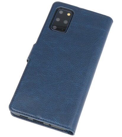 Luxe Portemonnee Hoesje voor Samsung Galaxy S20 Plus Navy