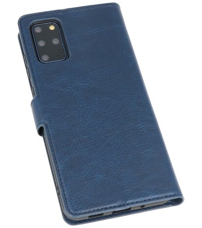 Luxe Portemonnee Hoesje voor Samsung Galaxy S20 Plus Navy