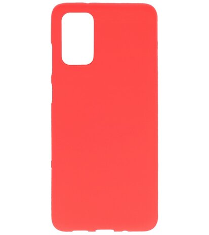 Color Telefoonhoesje voor Samsung Galaxy S20 Plus Rood